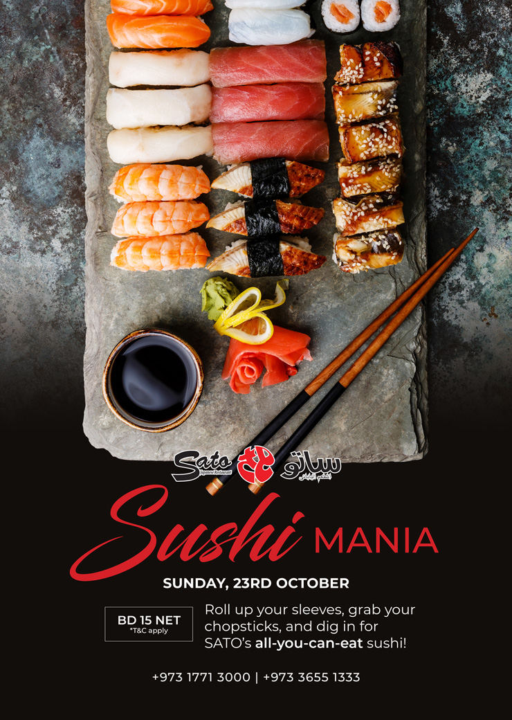 Sushi Mania | Gulf Hotel Bahrain