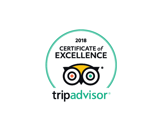 Tripadvisor Certificate of Excellence 2018