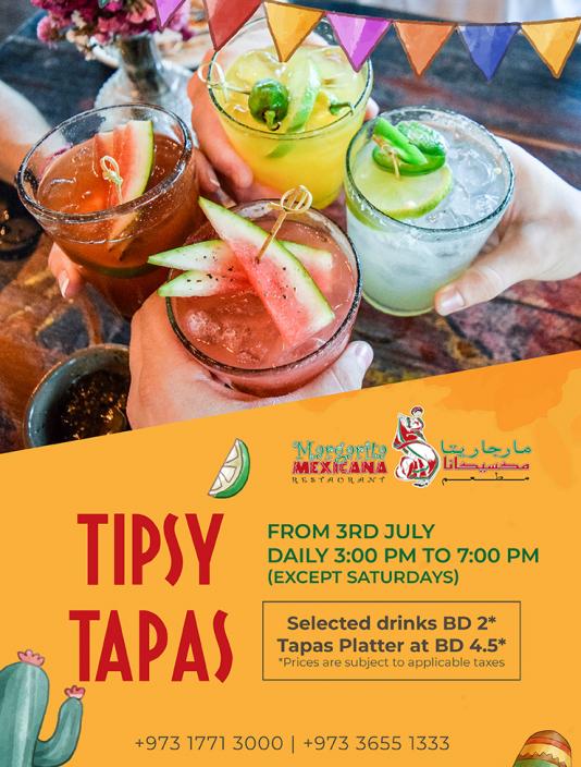 Tipsy Tapas at Margarita Mexicana